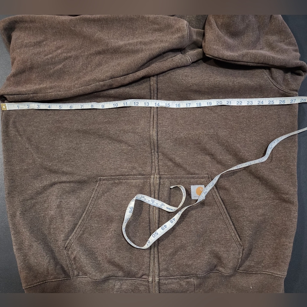 MENS CARHARTT ZIP UP HOODIE